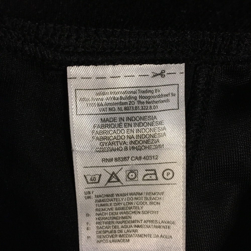 XL Adidas Cropped Drawstring Track Pants Racer - Picture 6 of 8